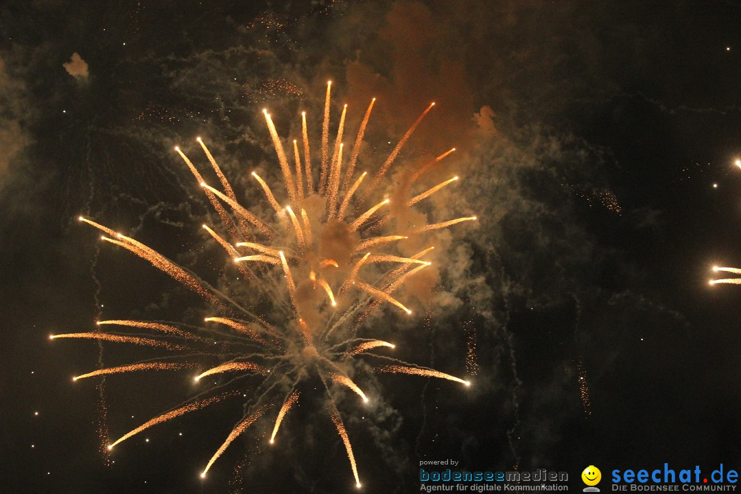 SEENACHTFEST mit Feuerwerk: Kreuzlingen am Bodensee, 08.08.2015