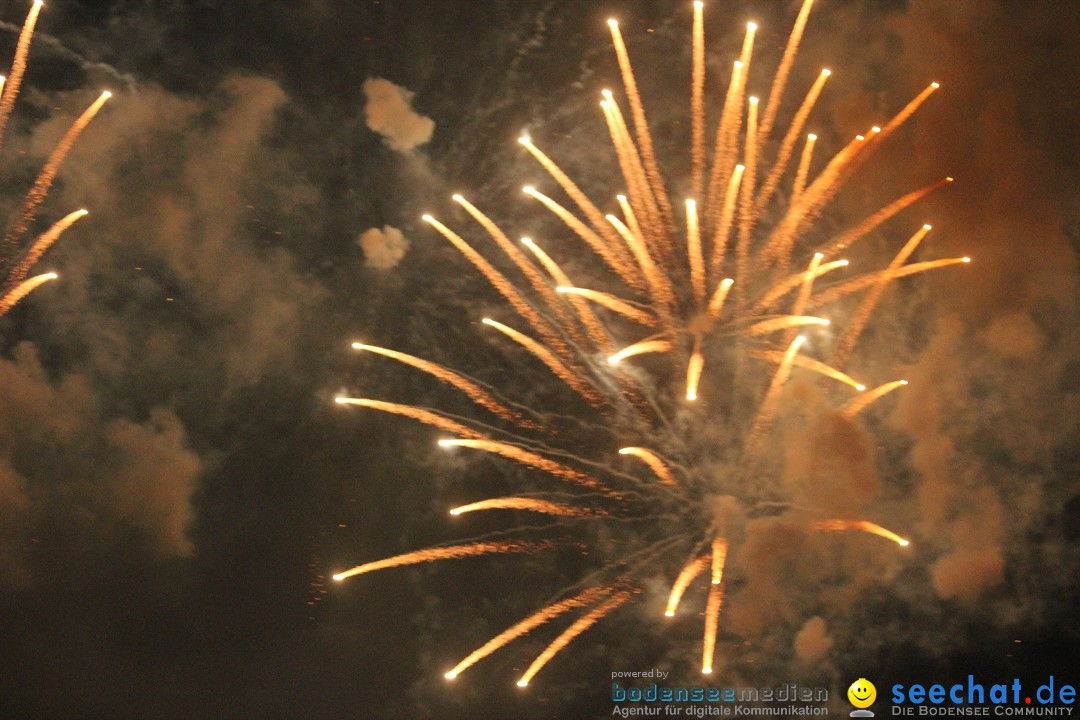 SEENACHTFEST mit Feuerwerk: Kreuzlingen am Bodensee, 08.08.2015