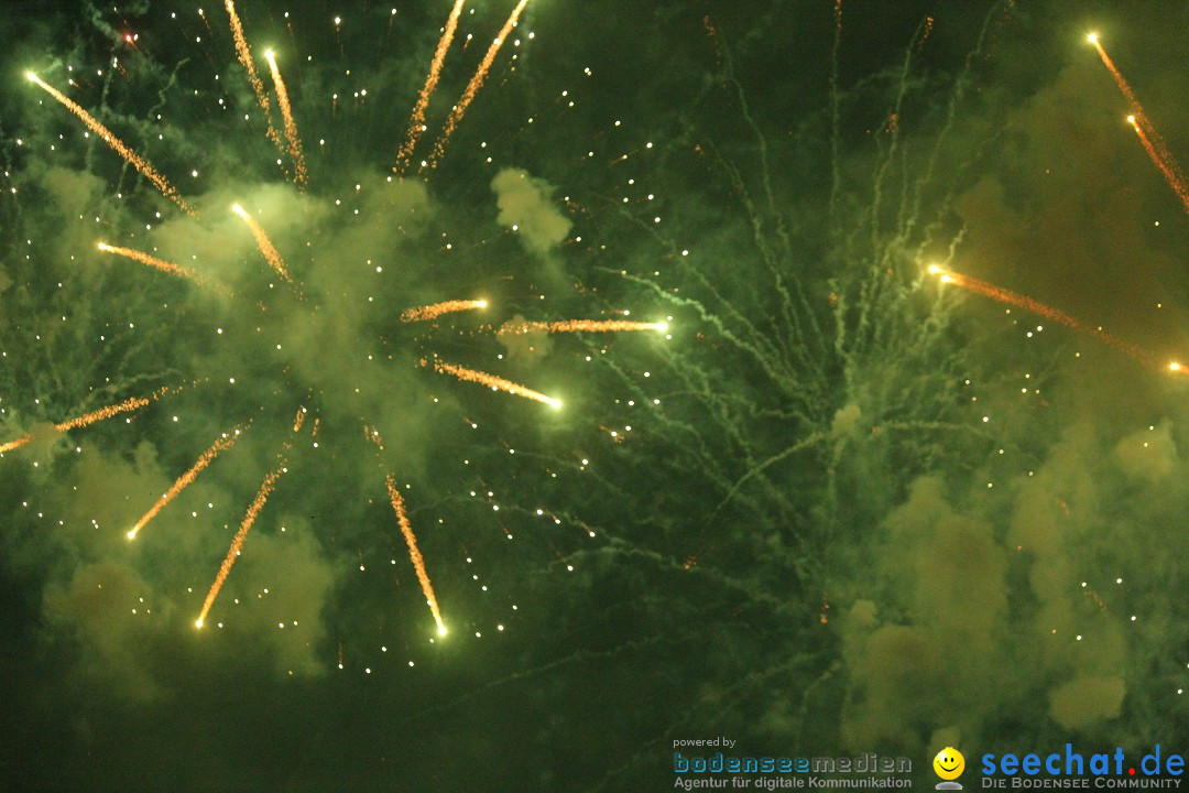 SEENACHTFEST mit Feuerwerk: Kreuzlingen am Bodensee, 08.08.2015