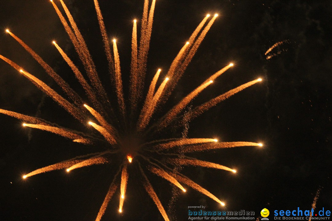 SEENACHTFEST mit Feuerwerk: Kreuzlingen am Bodensee, 08.08.2015