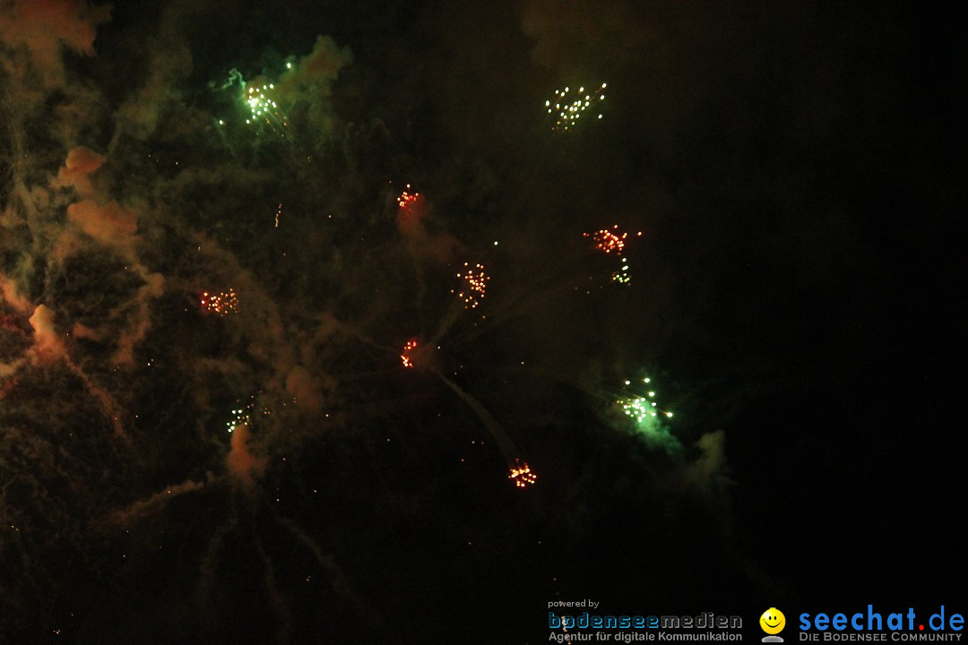 SEENACHTFEST mit Feuerwerk: Kreuzlingen am Bodensee, 08.08.2015