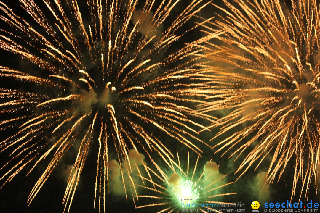 SEENACHTFEST mit Feuerwerk: Kreuzlingen am Bodensee, 08.08.2015