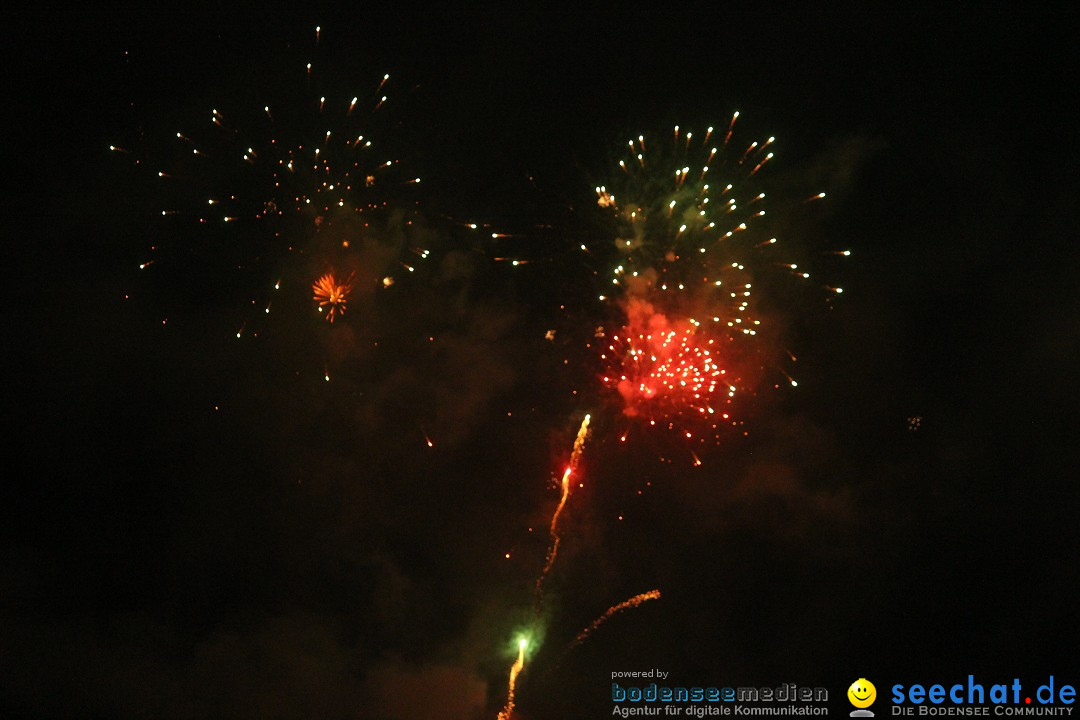 SEENACHTFEST mit Feuerwerk: Kreuzlingen am Bodensee, 08.08.2015