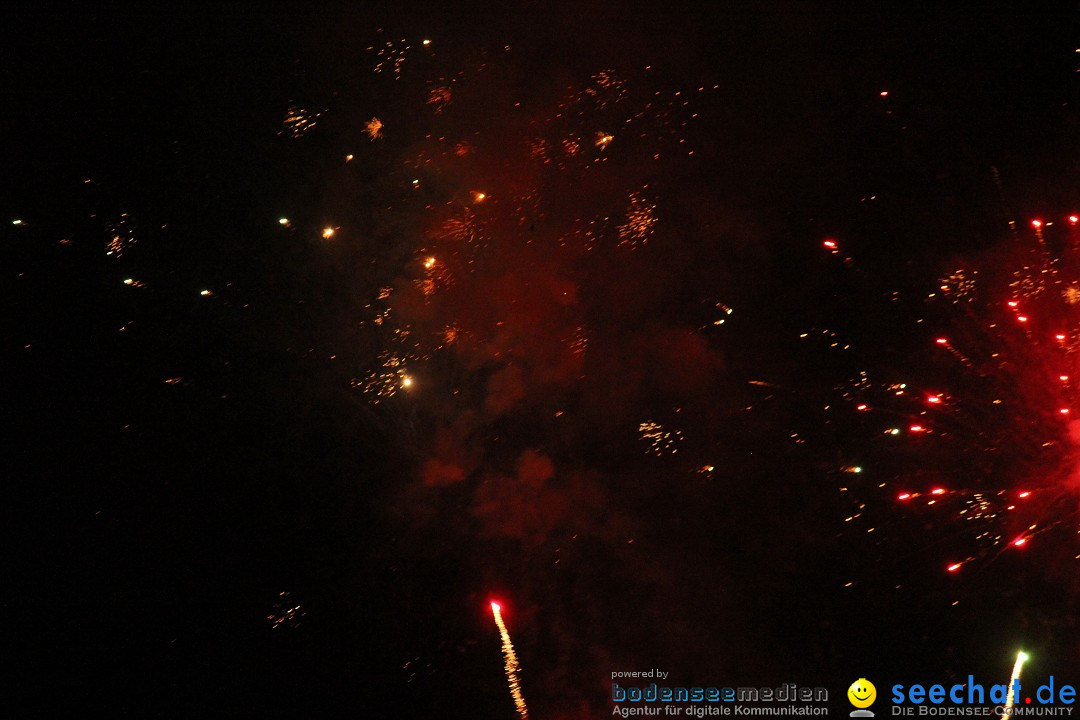 SEENACHTFEST mit Feuerwerk: Kreuzlingen am Bodensee, 08.08.2015