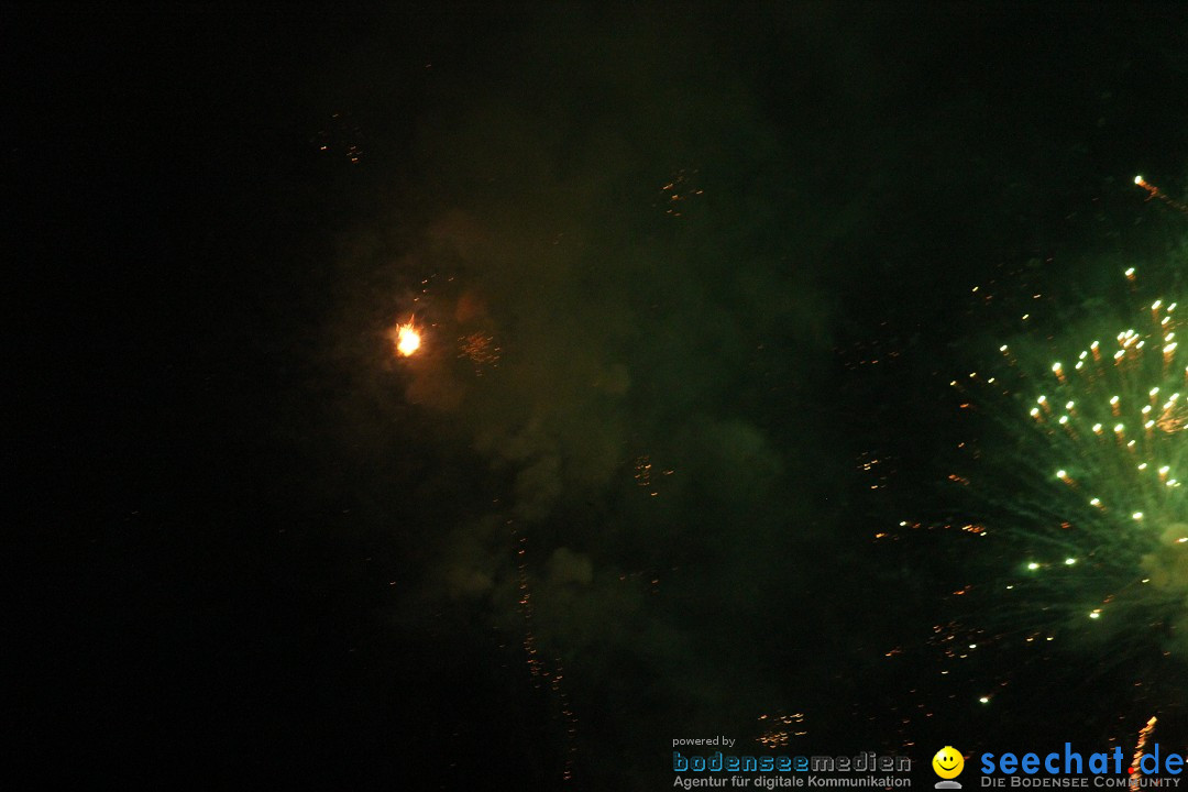 SEENACHTFEST mit Feuerwerk: Kreuzlingen am Bodensee, 08.08.2015