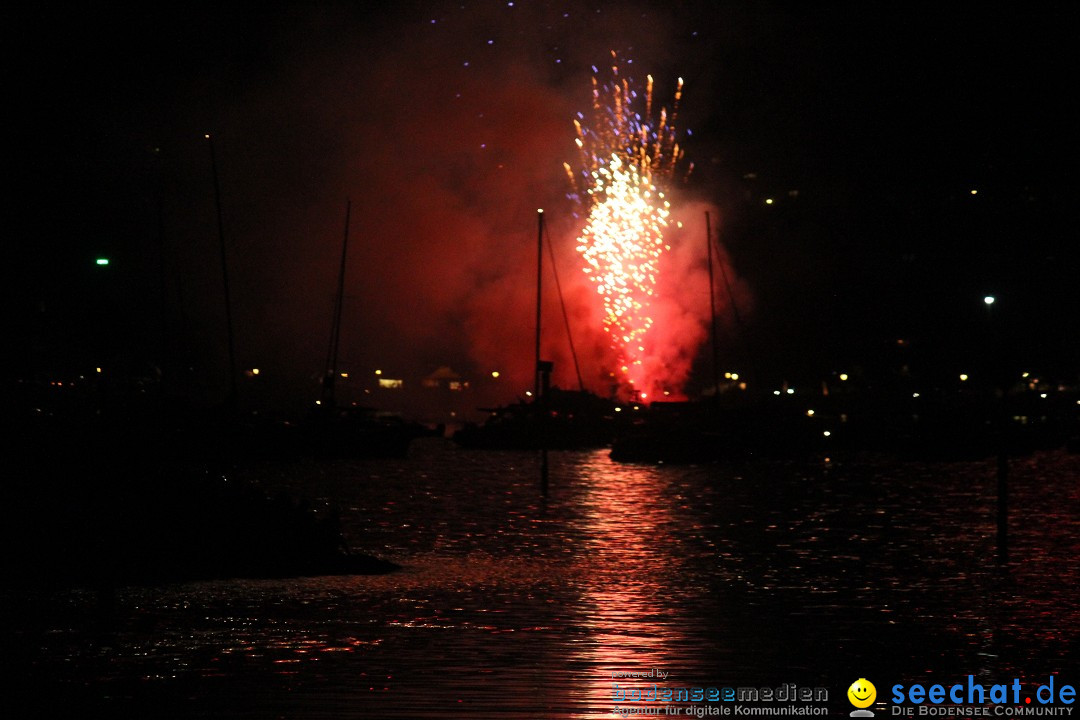 SEENACHTFEST mit Feuerwerk: Kreuzlingen am Bodensee, 08.08.2015