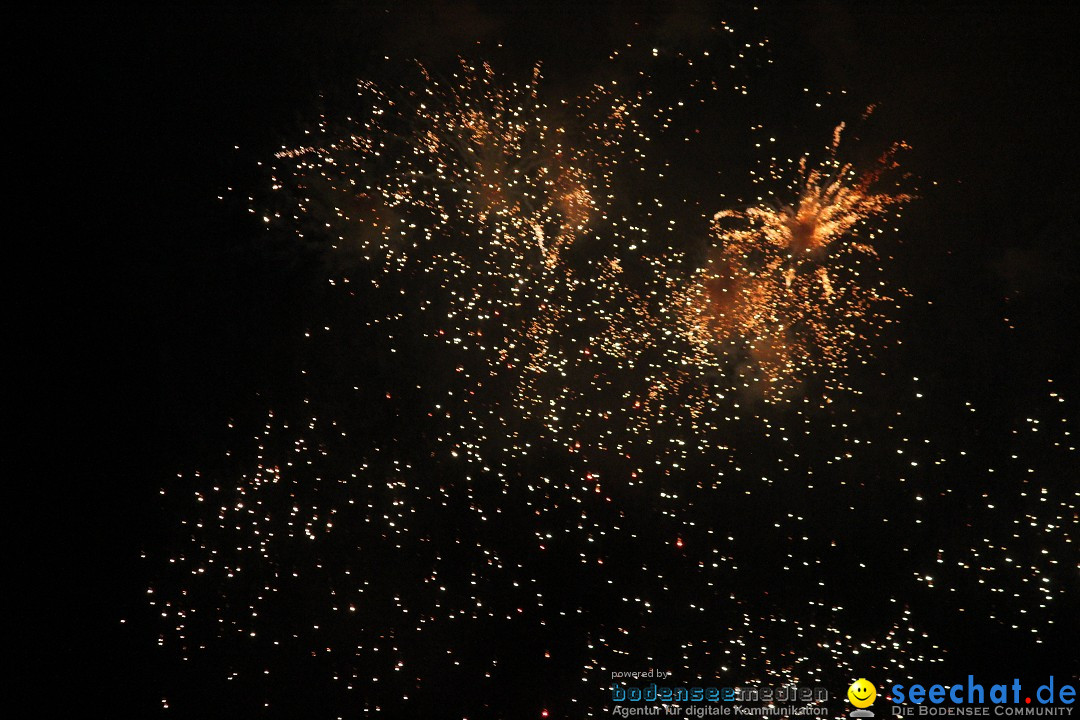 SEENACHTFEST mit Feuerwerk: Kreuzlingen am Bodensee, 08.08.2015