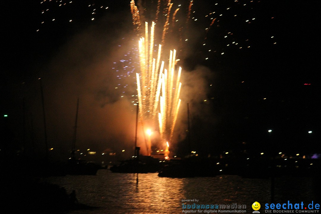 SEENACHTFEST mit Feuerwerk: Kreuzlingen am Bodensee, 08.08.2015