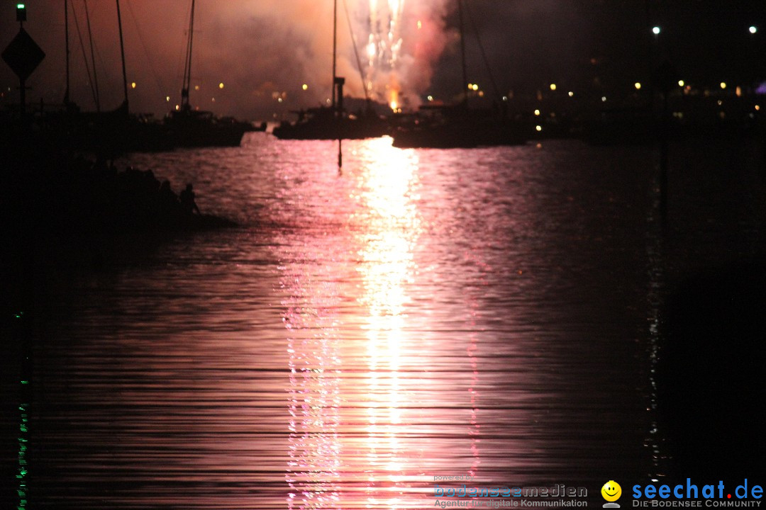 SEENACHTFEST mit Feuerwerk: Kreuzlingen am Bodensee, 08.08.2015