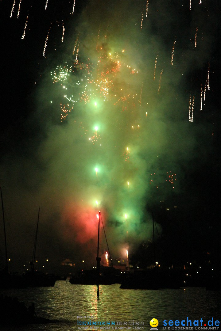 SEENACHTFEST mit Feuerwerk: Kreuzlingen am Bodensee, 08.08.2015