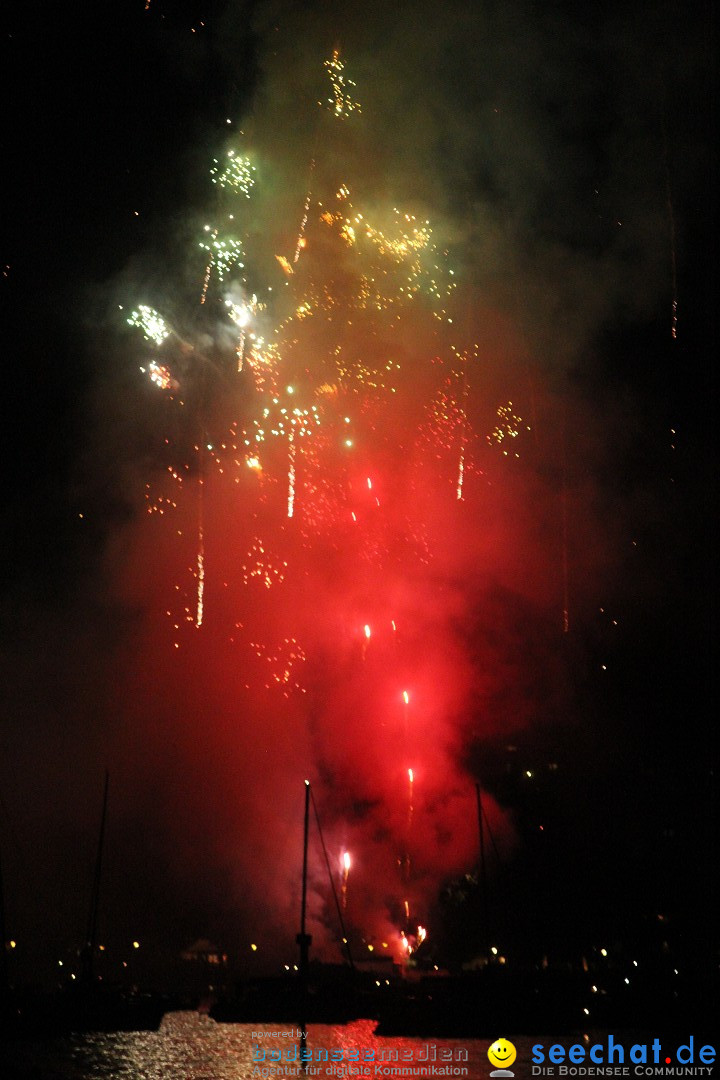 SEENACHTFEST mit Feuerwerk: Kreuzlingen am Bodensee, 08.08.2015