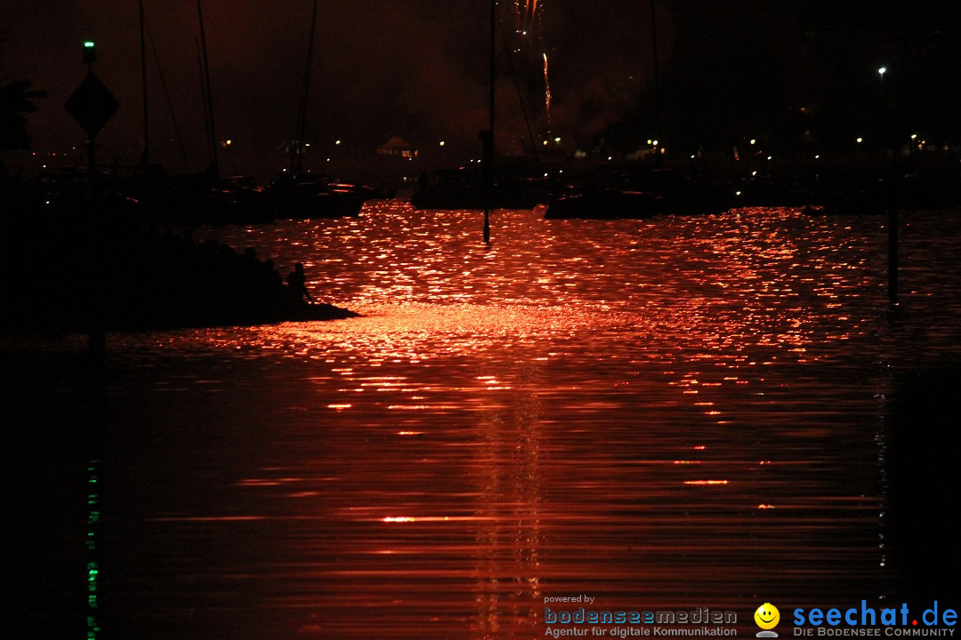 SEENACHTFEST mit Feuerwerk: Kreuzlingen am Bodensee, 08.08.2015