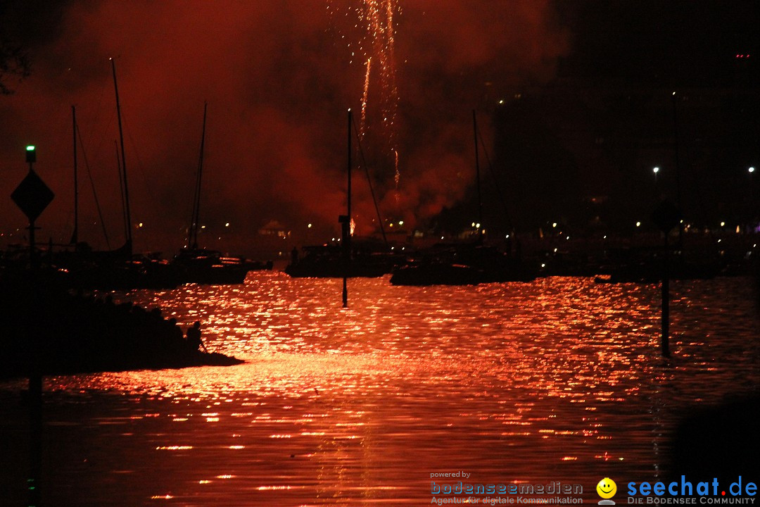 SEENACHTFEST mit Feuerwerk: Kreuzlingen am Bodensee, 08.08.2015