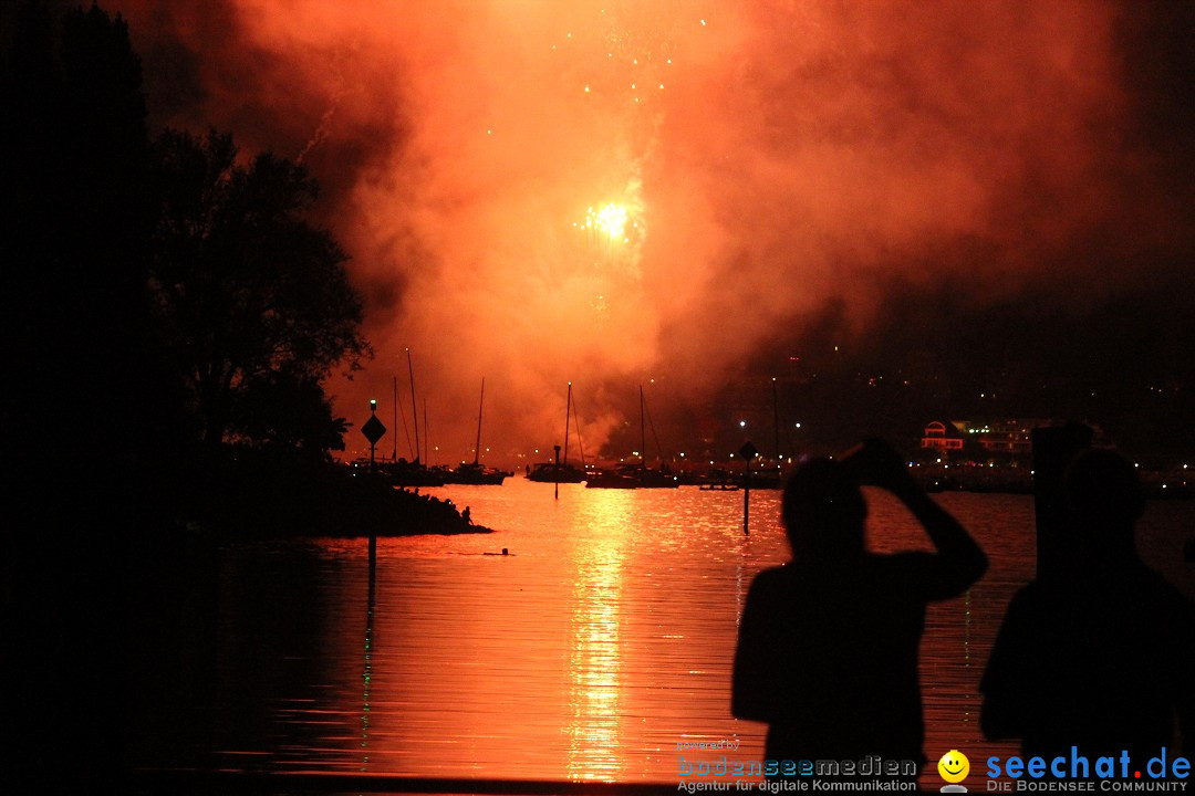 SEENACHTFEST mit Feuerwerk: Kreuzlingen am Bodensee, 08.08.2015