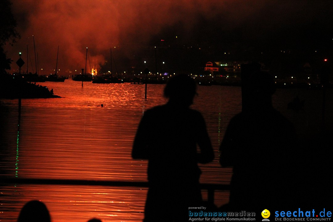 SEENACHTFEST mit Feuerwerk: Kreuzlingen am Bodensee, 08.08.2015