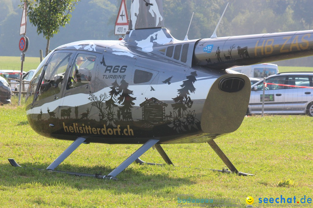 Flugtage: Sitterdorf in der Schweiz, 09.08.2015