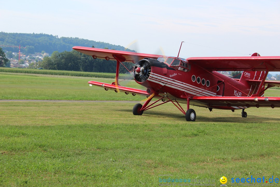 Flugtage: Sitterdorf in der Schweiz, 09.08.2015