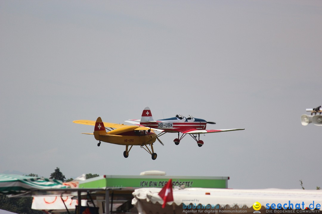 Flugtage: Sitterdorf in der Schweiz, 09.08.2015