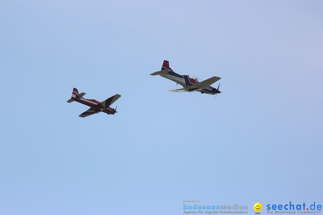 Flugtage: Sitterdorf in der Schweiz, 09.08.2015