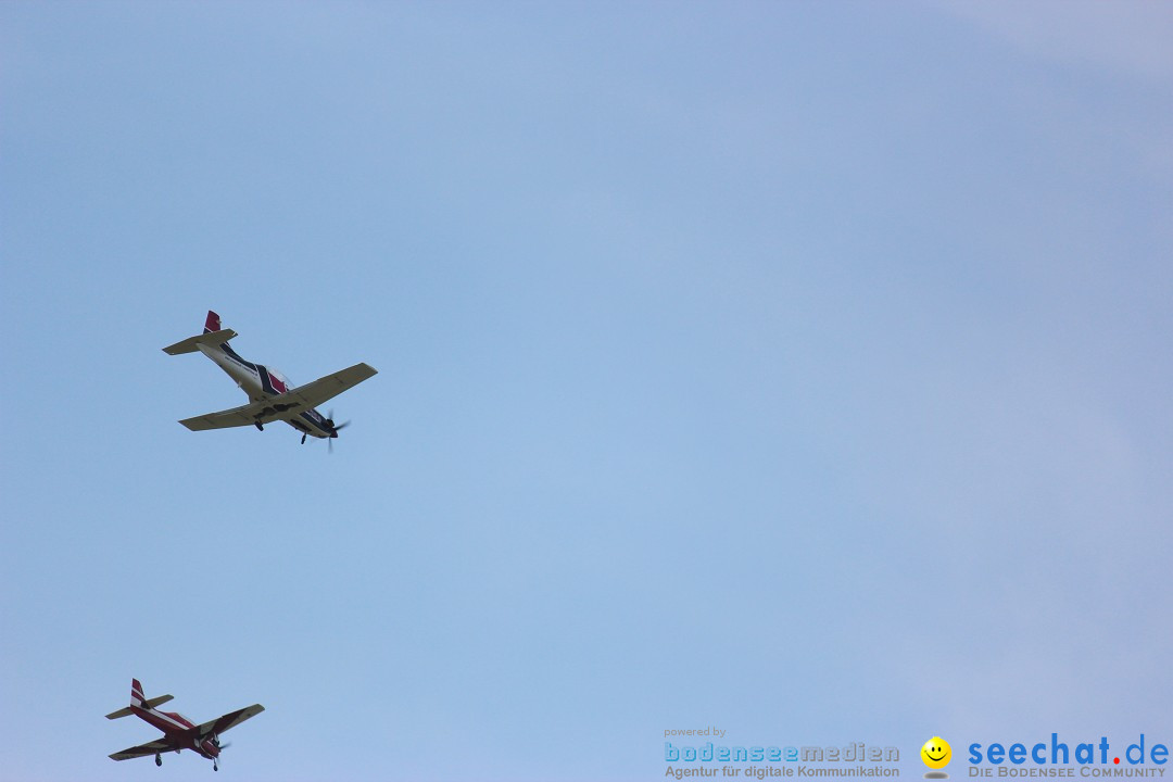 Flugtage: Sitterdorf in der Schweiz, 09.08.2015