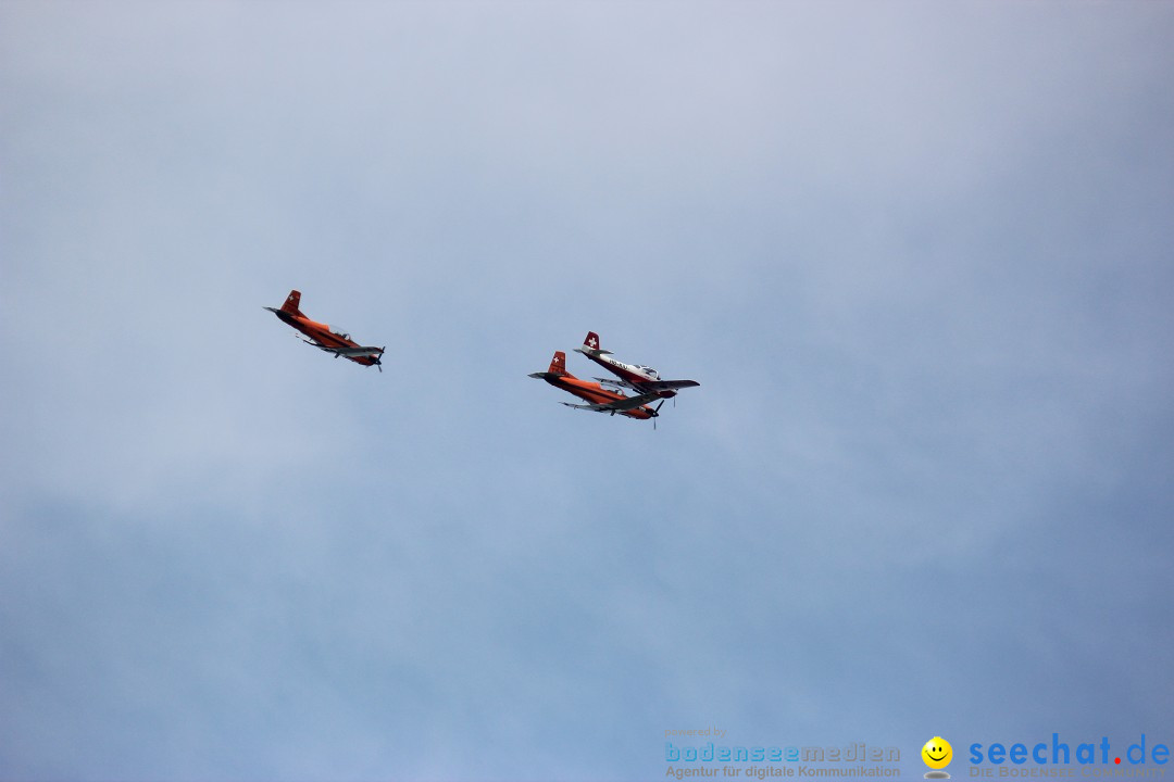 Flugtage: Sitterdorf in der Schweiz, 09.08.2015