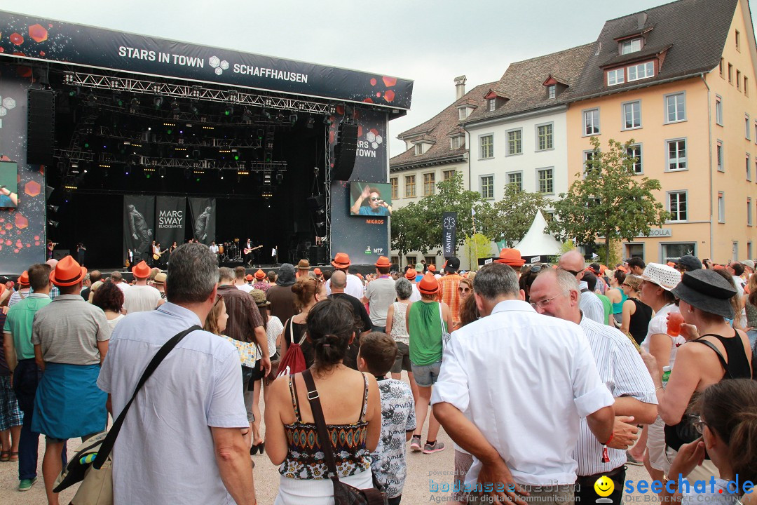 Stars in Town: Bastian Baker, Stefanie Heinzmann, Marc Sway: Schaffhausen, 