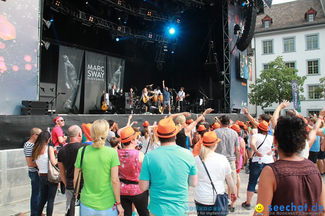 Stars in Town: Bastian Baker, Stefanie Heinzmann, Marc Sway: Schaffhausen, 