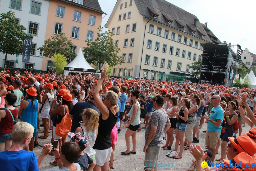 Stars in Town: Bastian Baker, Stefanie Heinzmann, Marc Sway: Schaffhausen, 