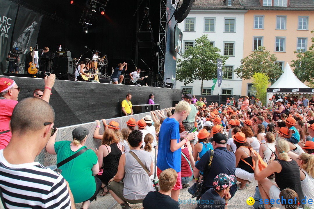 Stars in Town: Bastian Baker, Stefanie Heinzmann, Marc Sway: Schaffhausen, 