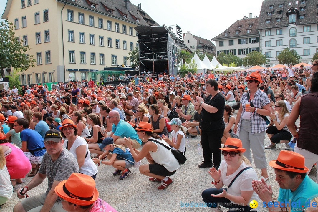 Stars in Town: Bastian Baker, Stefanie Heinzmann, Marc Sway: Schaffhausen, 