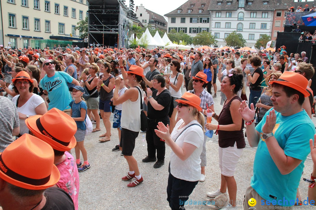 Stars in Town: Bastian Baker, Stefanie Heinzmann, Marc Sway: Schaffhausen, 