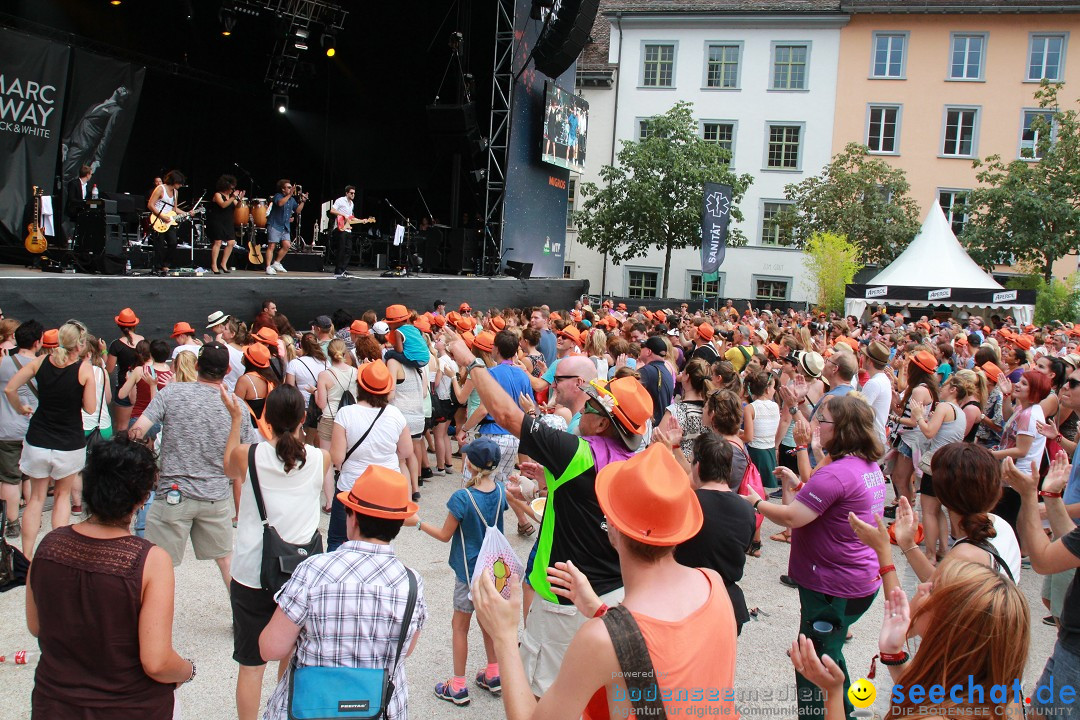 Stars in Town: Bastian Baker, Stefanie Heinzmann, Marc Sway: Schaffhausen, 