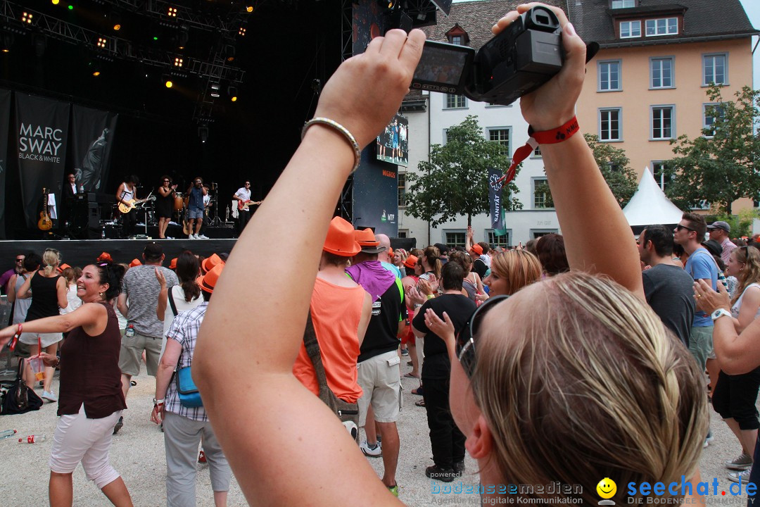 Stars in Town: Bastian Baker, Stefanie Heinzmann, Marc Sway: Schaffhausen, 