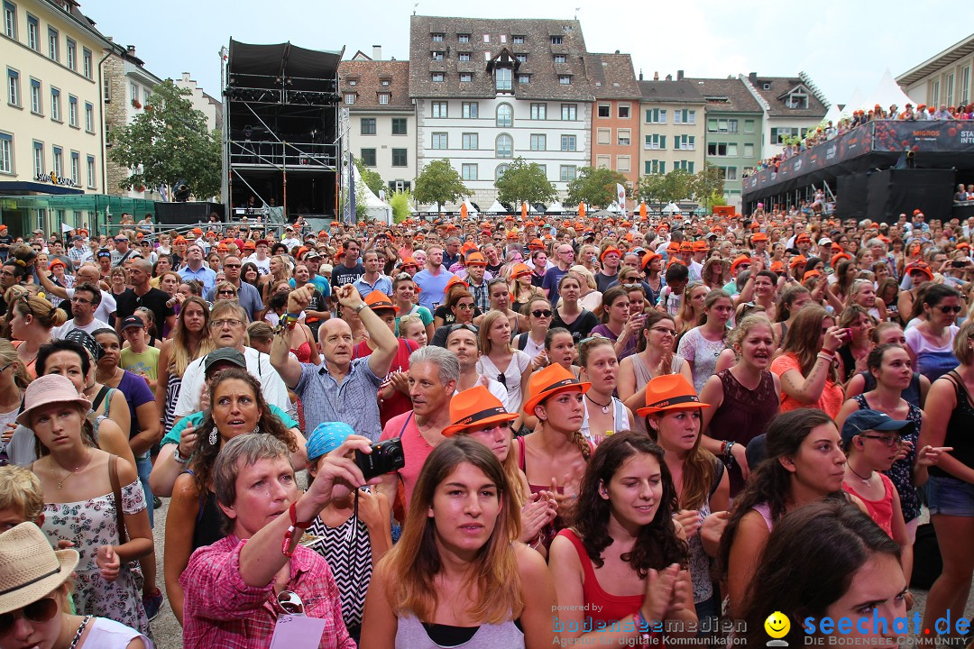 Stars in Town: Bastian Baker, Stefanie Heinzmann, Marc Sway: Schaffhausen, 