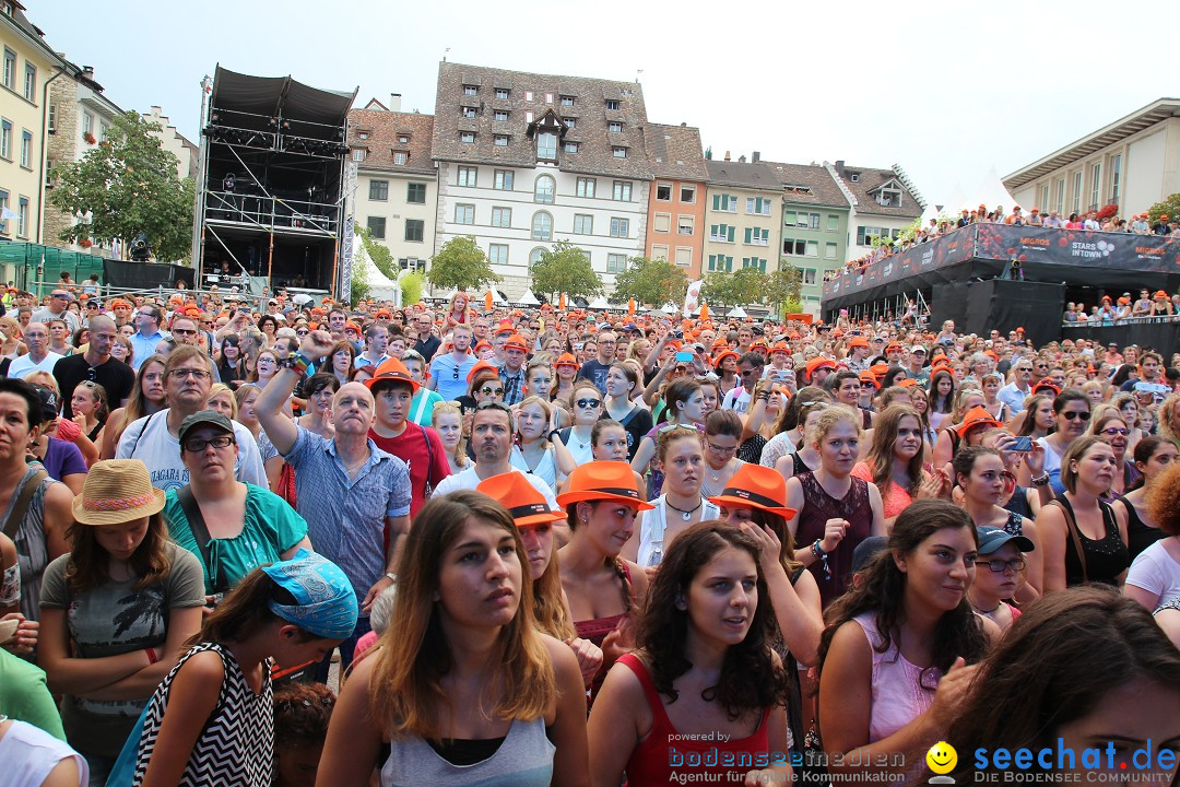 Stars in Town: Bastian Baker, Stefanie Heinzmann, Marc Sway: Schaffhausen, 