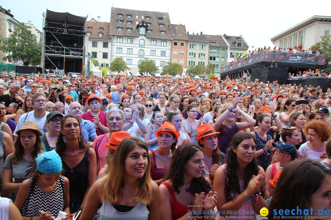 Stars in Town: Bastian Baker, Stefanie Heinzmann, Marc Sway: Schaffhausen, 