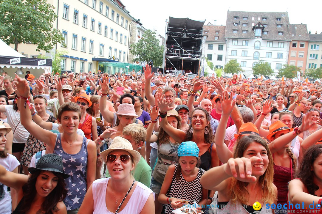 Stars in Town: Bastian Baker, Stefanie Heinzmann, Marc Sway: Schaffhausen, 