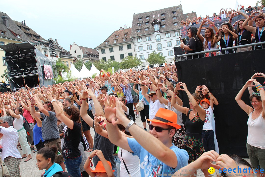 Stars in Town: Bastian Baker, Stefanie Heinzmann, Marc Sway: Schaffhausen, 