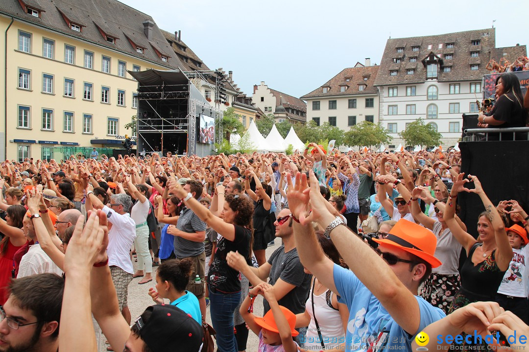 Stars in Town: Bastian Baker, Stefanie Heinzmann, Marc Sway: Schaffhausen, 