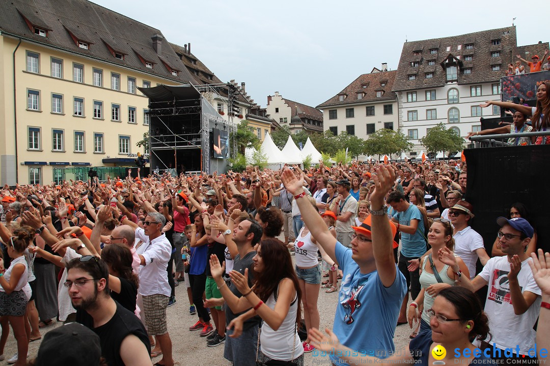 Stars in Town: Bastian Baker, Stefanie Heinzmann, Marc Sway: Schaffhausen, 