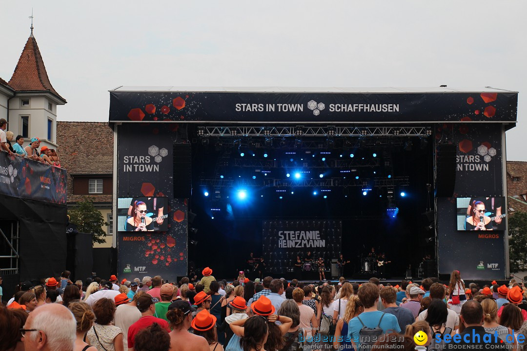 Stars in Town: Bastian Baker, Stefanie Heinzmann, Marc Sway: Schaffhausen, 