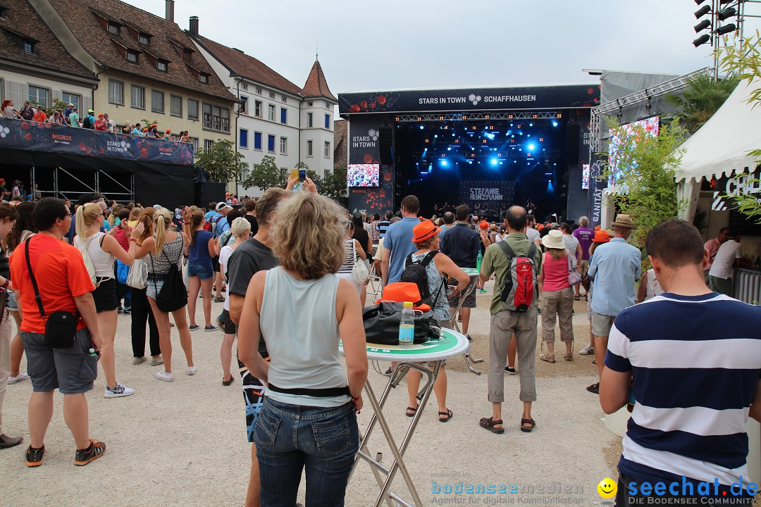 Stars in Town: Bastian Baker, Stefanie Heinzmann, Marc Sway: Schaffhausen, 