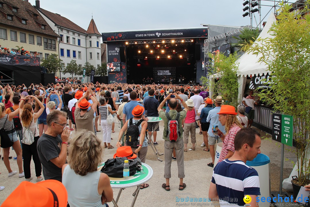 Stars in Town: Bastian Baker, Stefanie Heinzmann, Marc Sway: Schaffhausen, 