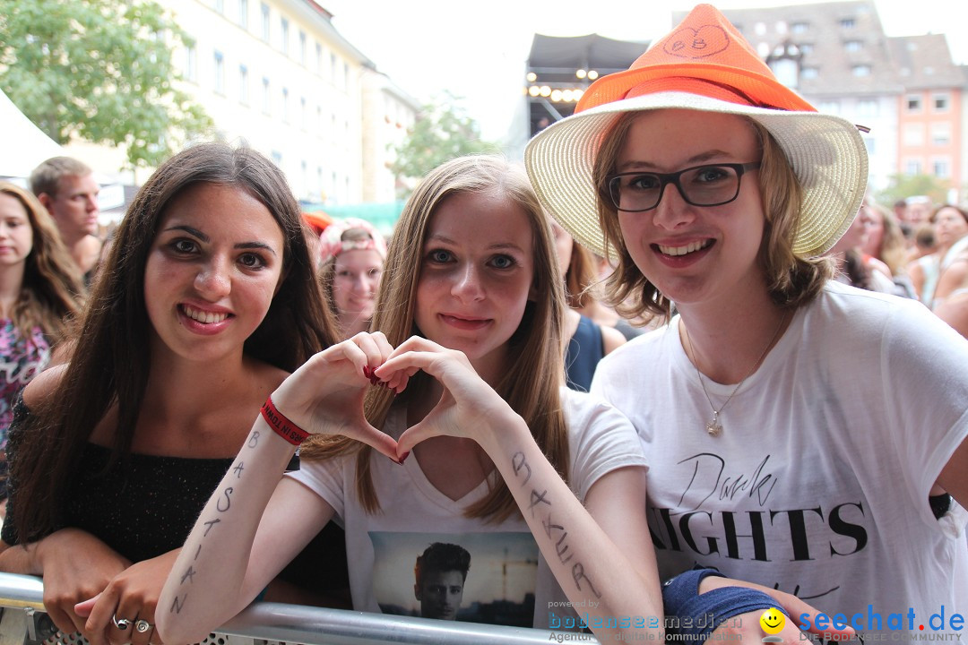 Stars in Town: Bastian Baker, Stefanie Heinzmann, Marc Sway: Schaffhausen, 