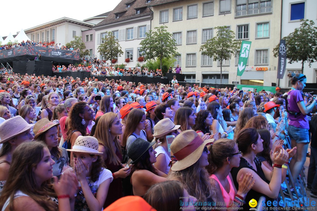 Stars in Town: Bastian Baker, Stefanie Heinzmann, Marc Sway: Schaffhausen, 