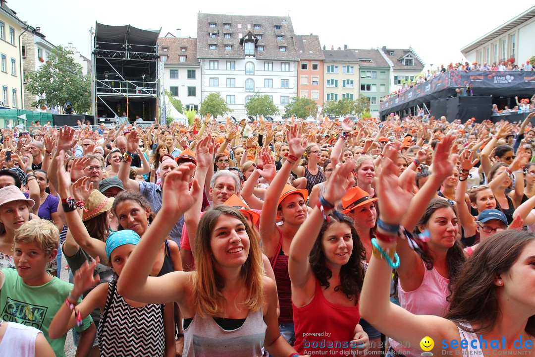 Stars in Town: Bastian Baker, Stefanie Heinzmann, Marc Sway: Schaffhausen, 