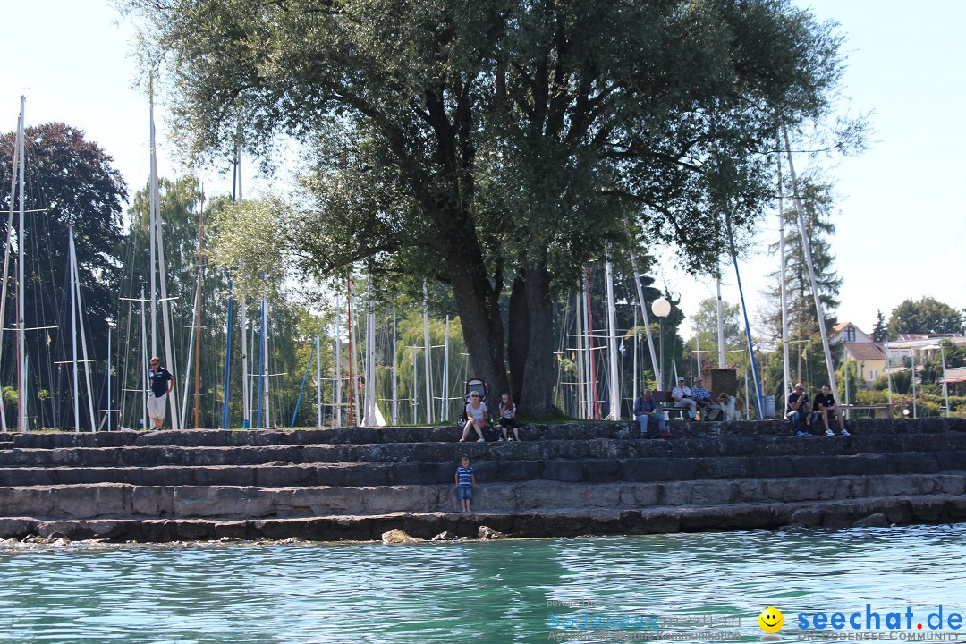 Bodensee Breitenquerung von Klaus Mattes: Friedrichshafen, 21.08.2015