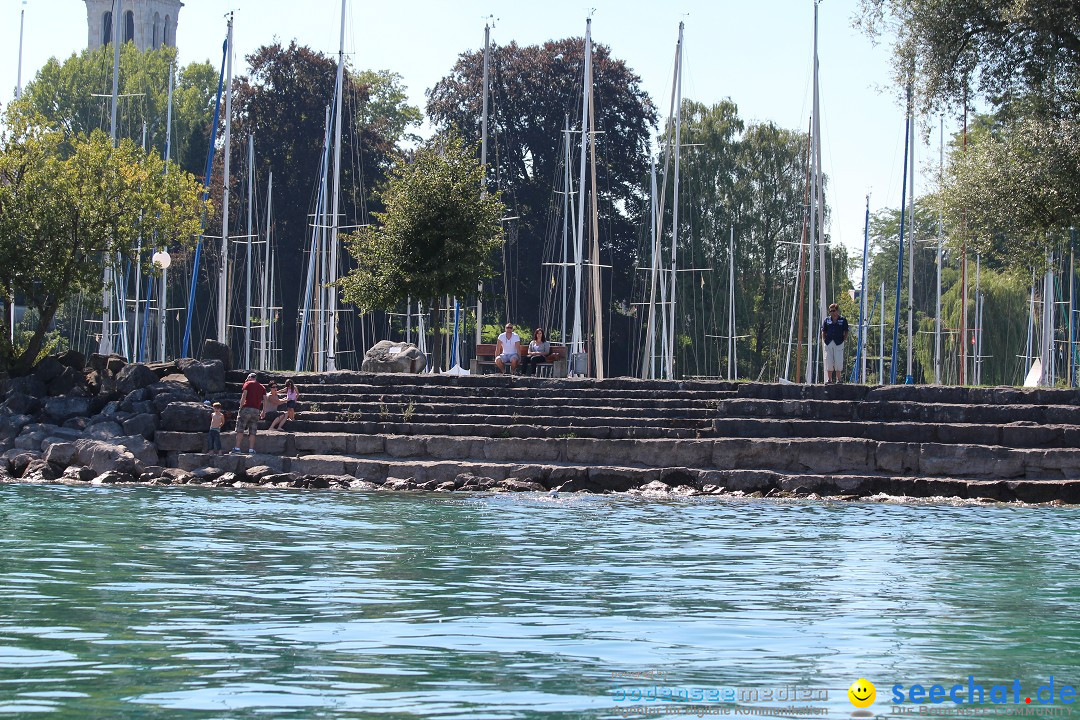 Bodensee Breitenquerung von Klaus Mattes: Friedrichshafen, 21.08.2015