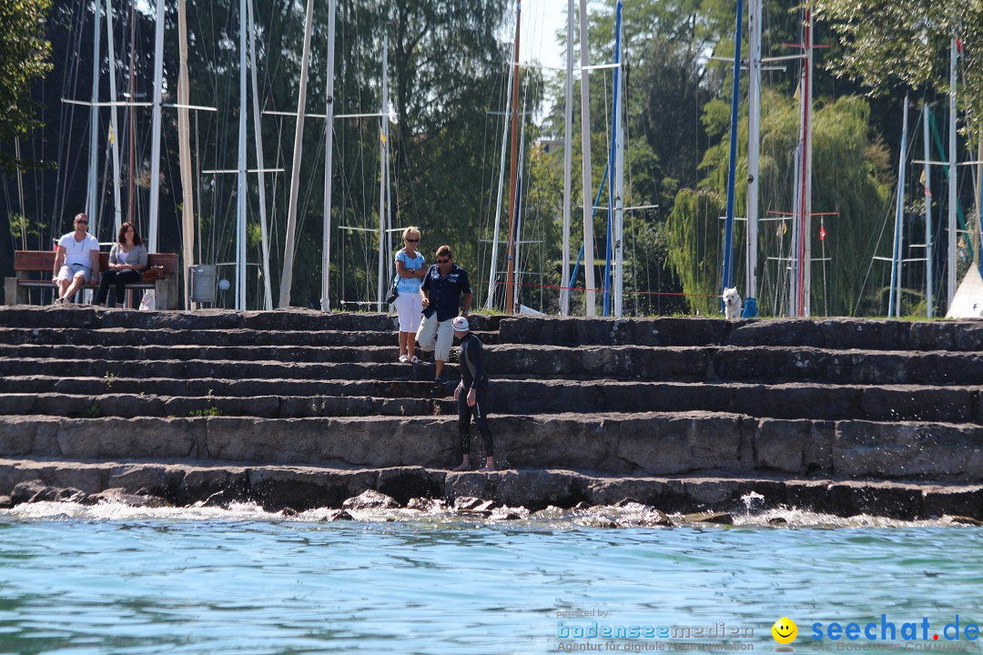 Bodensee Breitenquerung von Klaus Mattes: Friedrichshafen, 21.08.2015