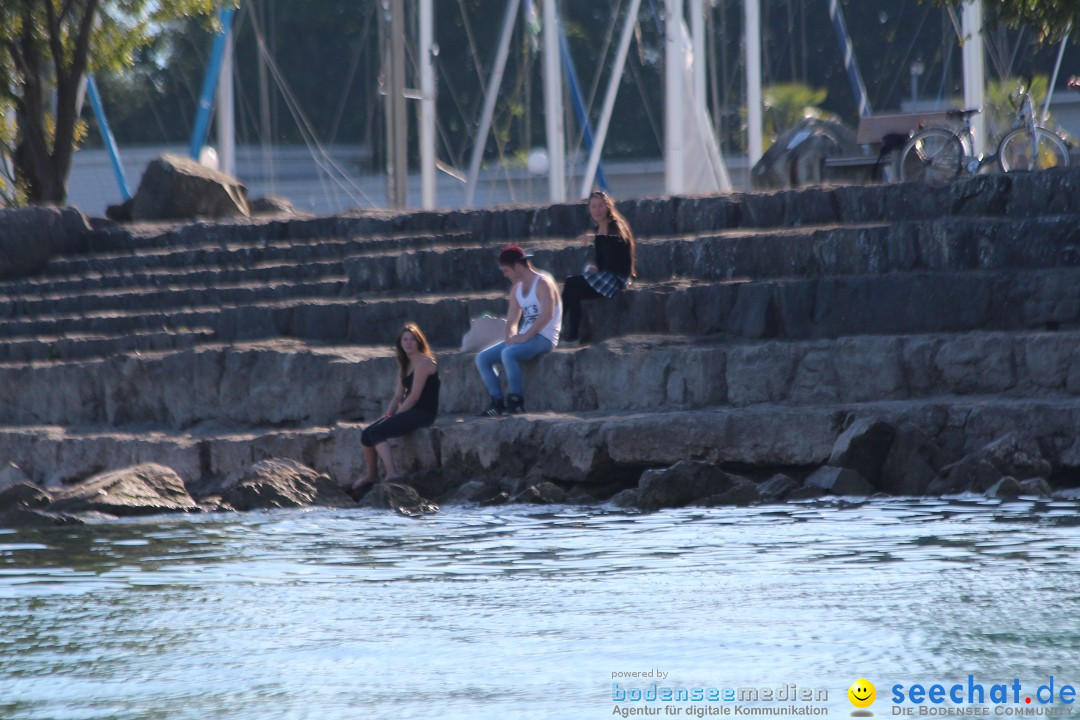 Bodensee Breitenquerung - Peggy Hennings: Friedrichshafen, 12.09.2015